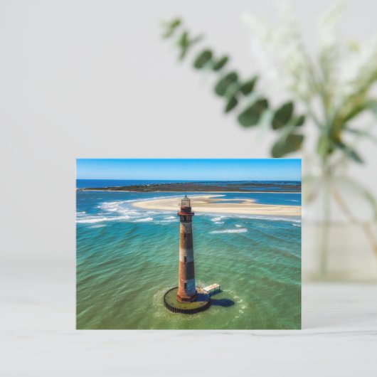 Morris Island Lighthouse (South Carolina)   Briefkaart (Staand voorkant)