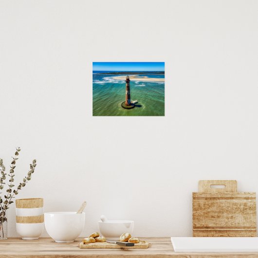 Morris Island Lighthouse (South Carolina) Poster (Keuken)