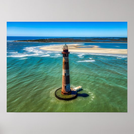 Morris Island Lighthouse (South Carolina) Poster (Voorkant)
