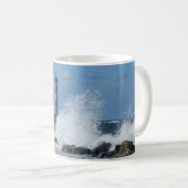 Morris Island Lighthouse Splash Coffee Mok (Voorkant rechts)