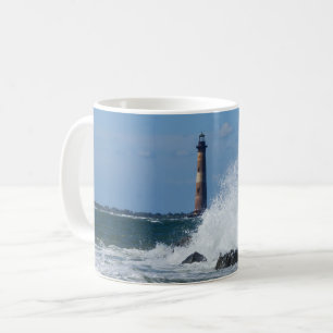 Morris Island Lighthouse Splash Coffee Mok