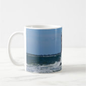 Morris Island Lighthouse Splash Coffee Mok (Links)