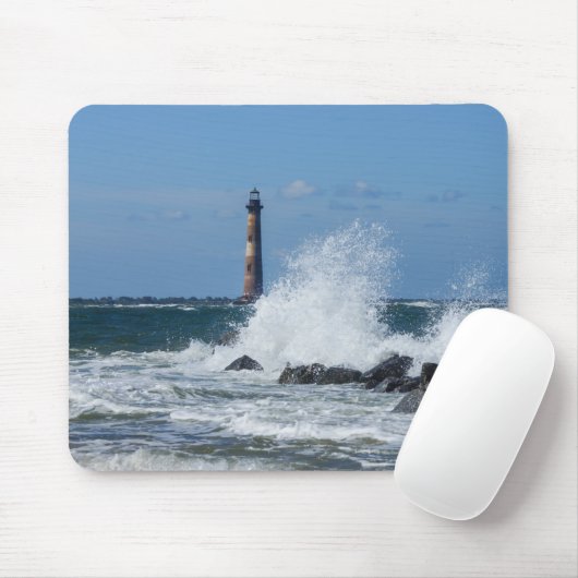 Morris Island Lighthouse Splash Muismat (Met muis)