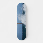 Morris Island Lighthouse Splash Persoonlijk Skateboard (Voorkant)