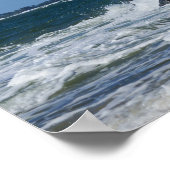 Morris Island Lighthouse Splash Poster (Hoek)