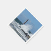 Morris Island Lighthouse Splash Servetten (Hoek)