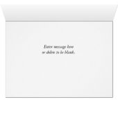 Morris Island Lighthouse Splash Wenskaart (Binenzijde Horizontaal (Onderkant))