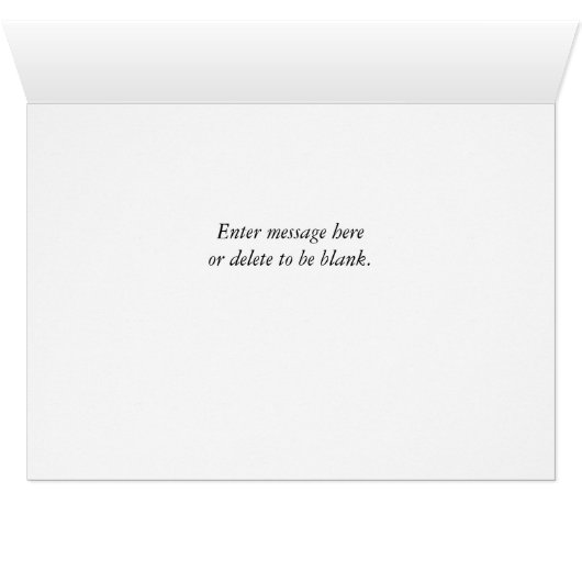 Morris Island Lighthouse Splash Wenskaart (Binenzijde Horizontaal (Onderkant))