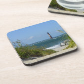 Morris Island Lighthouse Walkway Bier Onderzetter (Linkerzijde)