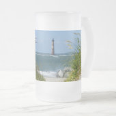 Morris Island Lighthouse Walkway Frosted Mok (Voorkant rechts)