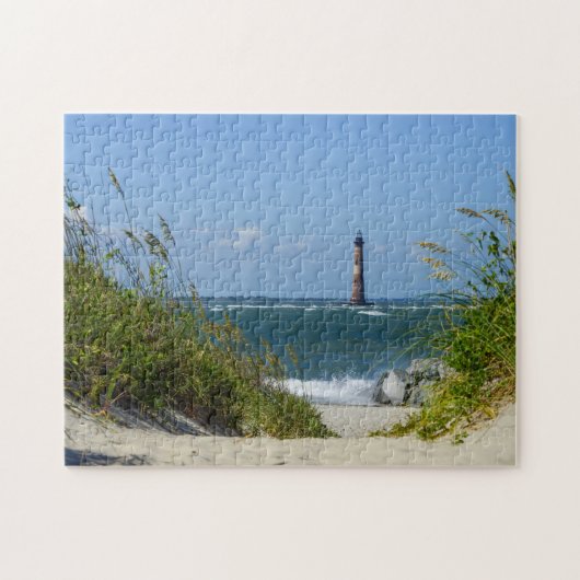 Morris Island Lighthouse Walkway Legpuzzel (Horizontaal)