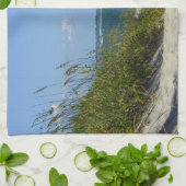 Morris Island Lighthouse Walkway Theedoek (Gevouwen)