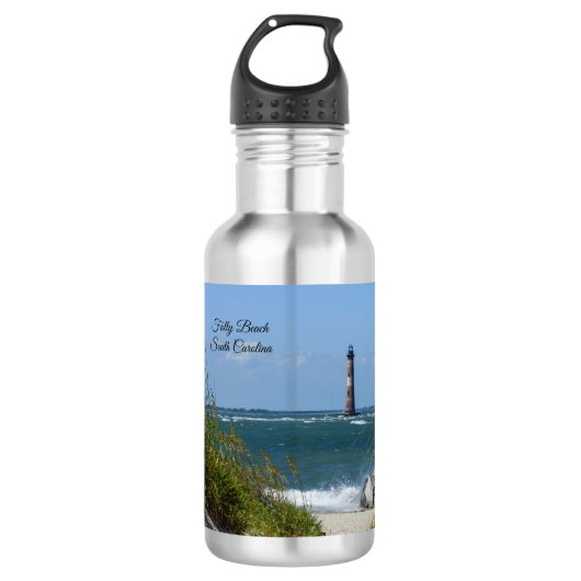 Morris Island Vuurtoren Walkway Waterfles (Voorkant)