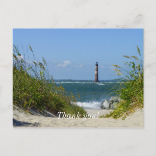 Morris Island Vuurtoren Wandelpad Briefkaart