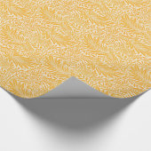 Morris - Larkspur, goudgeel Cadeaupapier (Hoek)