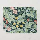 Morris - Leicester, een William Morris-ontwerp, Briefkaart (Voorkant / Achterkant)
