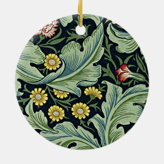 Morris - Leicester,  patroon, Keramisch Ornament (Achterkant)