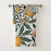 Morris Light Achtergrond Antiek Pomegrana Pattern Bad Handdoek (Insitu)