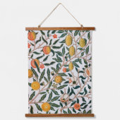 Morris Light Achtergrond Antiek Pomegrana Pattern Hangend Wandkleed (Voorkant)