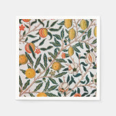 Morris Light Achtergrond Antiek Pomegrana Pattern Servet (Voorkant)