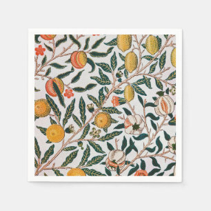 Morris Light Achtergrond Antiek Pomegrana Pattern Servet