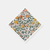 Morris Light Achtergrond Antiek Pomegrana Pattern Servet (Hoek)