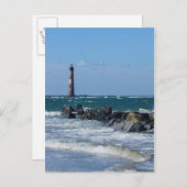 Morris Lighthouse Folly Beach Briefkaart (Voorkant / Achterkant)