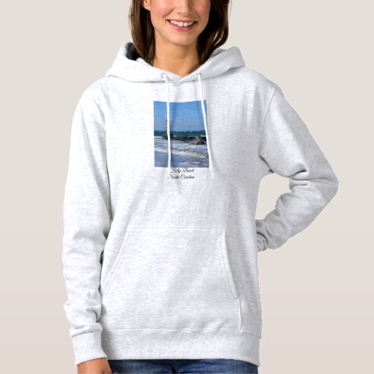 Morris Lighthouse Folly Beach Hoodie (Voorkant)
