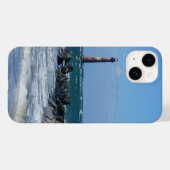 Morris Lighthouse Folly Beach iPhone Case (Achterkant (horizontaal))