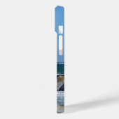 Morris Lighthouse Folly Beach iPhone Case (Achterkant / Links)