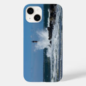 Morris Lighthouse Splash iPhone Case (Achterkant)