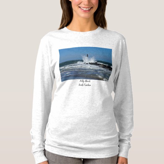 Morris Lighthouse Splash Long Sleeve T-Shirt (Voorkant)