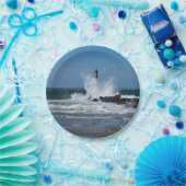Morris Lighthouse Splash Papieren Bordje (Feest)