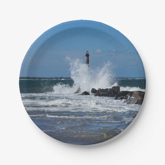 Morris Lighthouse Splash Papieren Bordje (Voorkant)