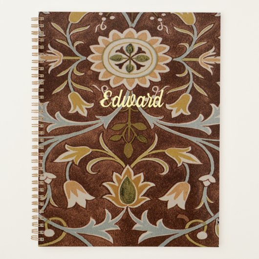 Morris Little Flower Art Nouveau Detail Planner (Voorkant)
