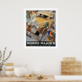 Morris Major '6' Automobile Ad Poster (Keuken)
