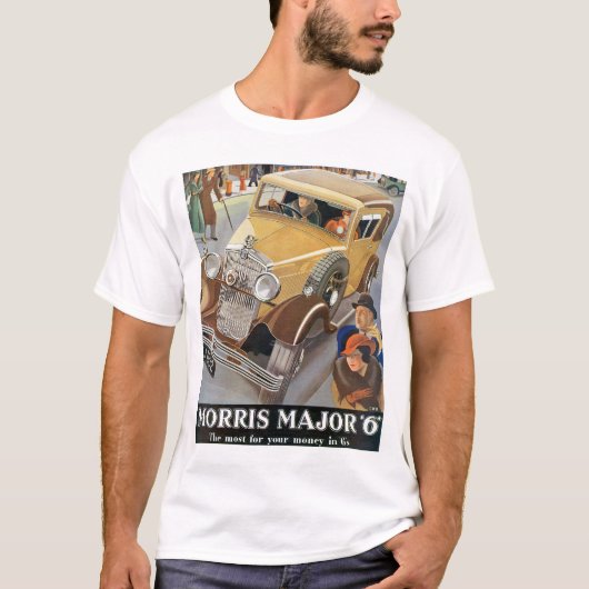 Morris Major '6' Automobile Ad T-shirt (Voorkant)