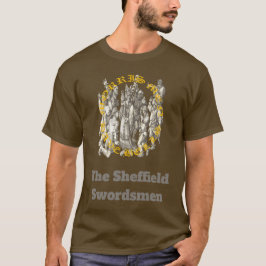 Morris Mannen Hebben Bellen Middeleeuwse Kunst Oud T-shirt