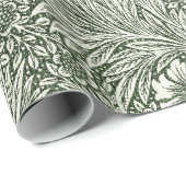 Morris Marigold Vintage 1875 Groene Bloembloem Cadeaupapier (Rol Hoek)