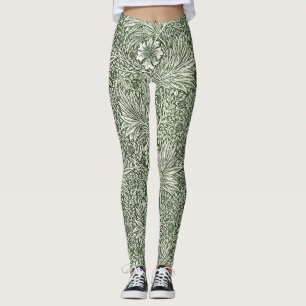 Morris Marigold Vintage 1875 Groene Bloembloem Leggings