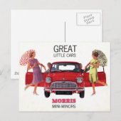 Morris Mini Minor 1963 Briefkaart (Voorkant / Achterkant)