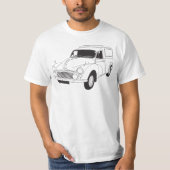 Morris Minor 1000 6WT Van T-shirt (Voorkant)