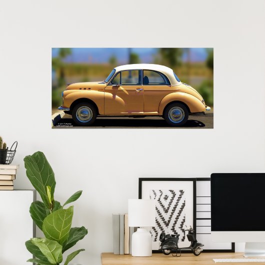MORRIS MINOR 1000 POSTER (Thuiskantoor)