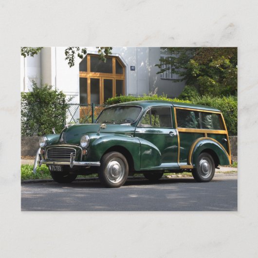 Morris Minor 1000 Traveler Briefkaart (Voorkant)