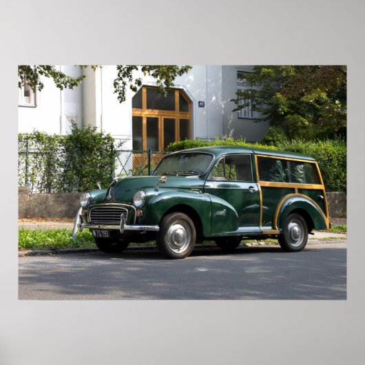 Morris Minor 1000 Traveler Poster (Voorkant)