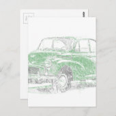 Morris Minor (Biro) Briefkaart (Voorkant / Achterkant)