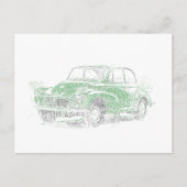 Morris Minor (Biro) Briefkaart (Voorkant)