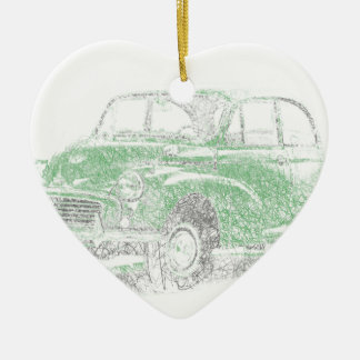 Morris Minor (Biro) Keramisch Ornament
