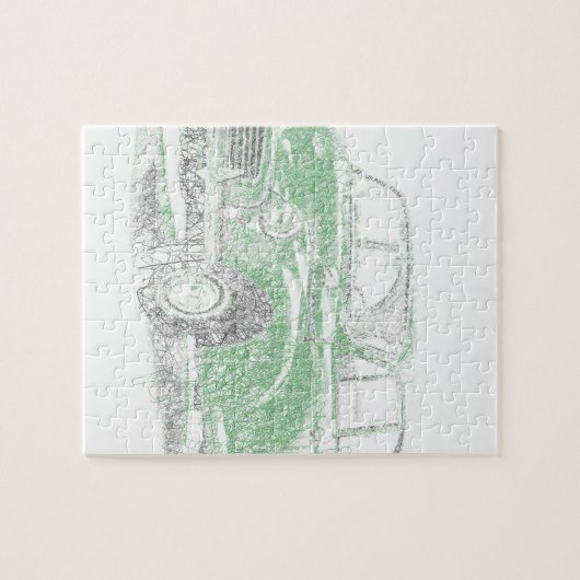 Morris Minor (Biro) Legpuzzel (Horizontaal)