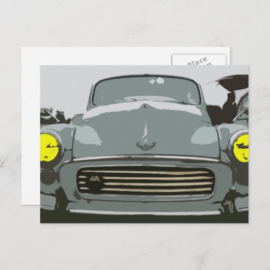 Morris Minor Briefkaart (Voorkant / Achterkant)